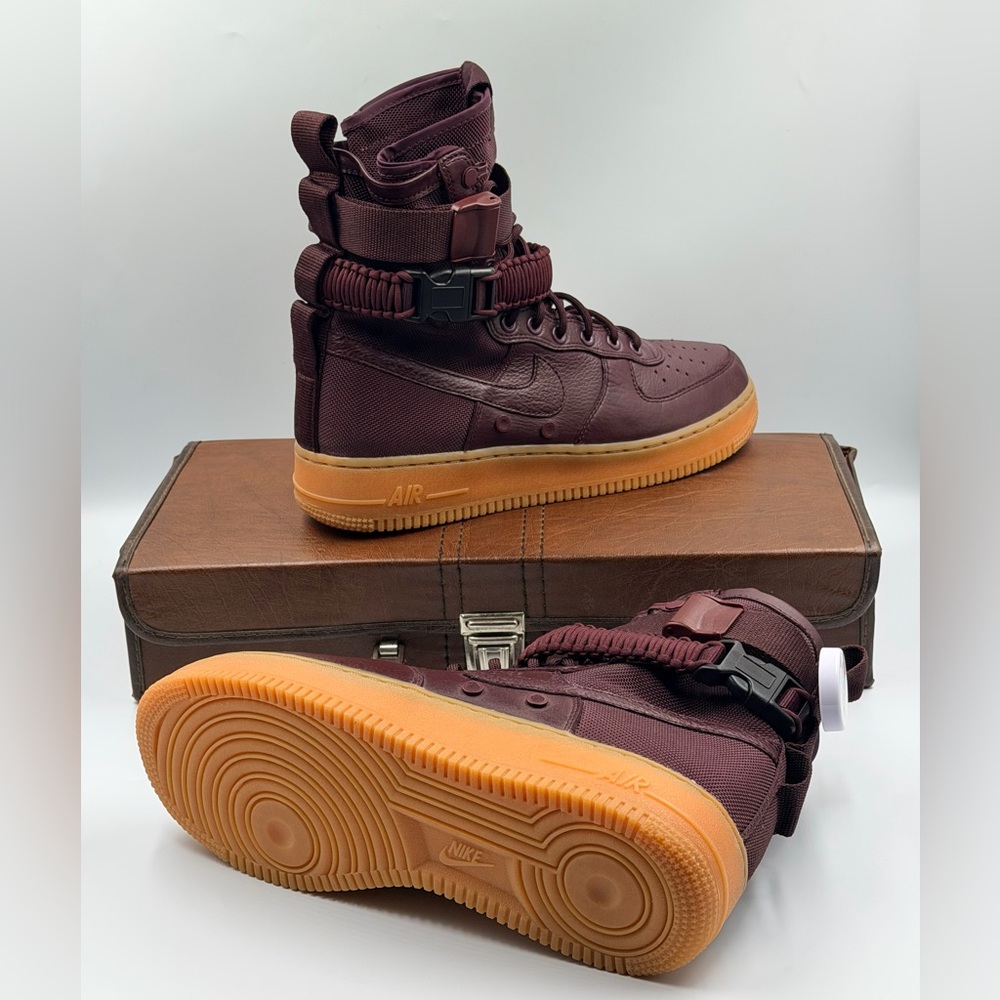 Nike SF Air Force 1 'Deep Burgundy' - Picture 7 of 12